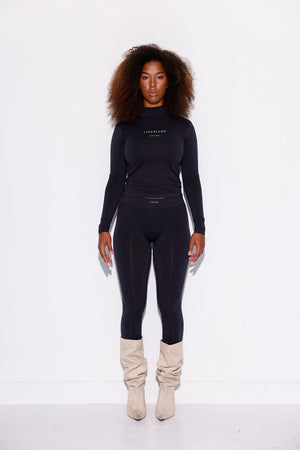 Faye High Neck w. Logo