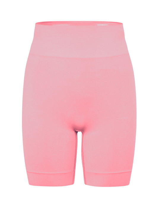 Honest Midwaist Shorts w/Logo - Cream Pink (Lev. Februar 2026)