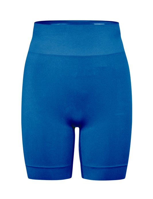 Honest Midwaist Shorts w/Logo - Strong Blue (Lev. Februar 2026)