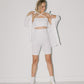 Alturra Highwaist Shaping shorts - White