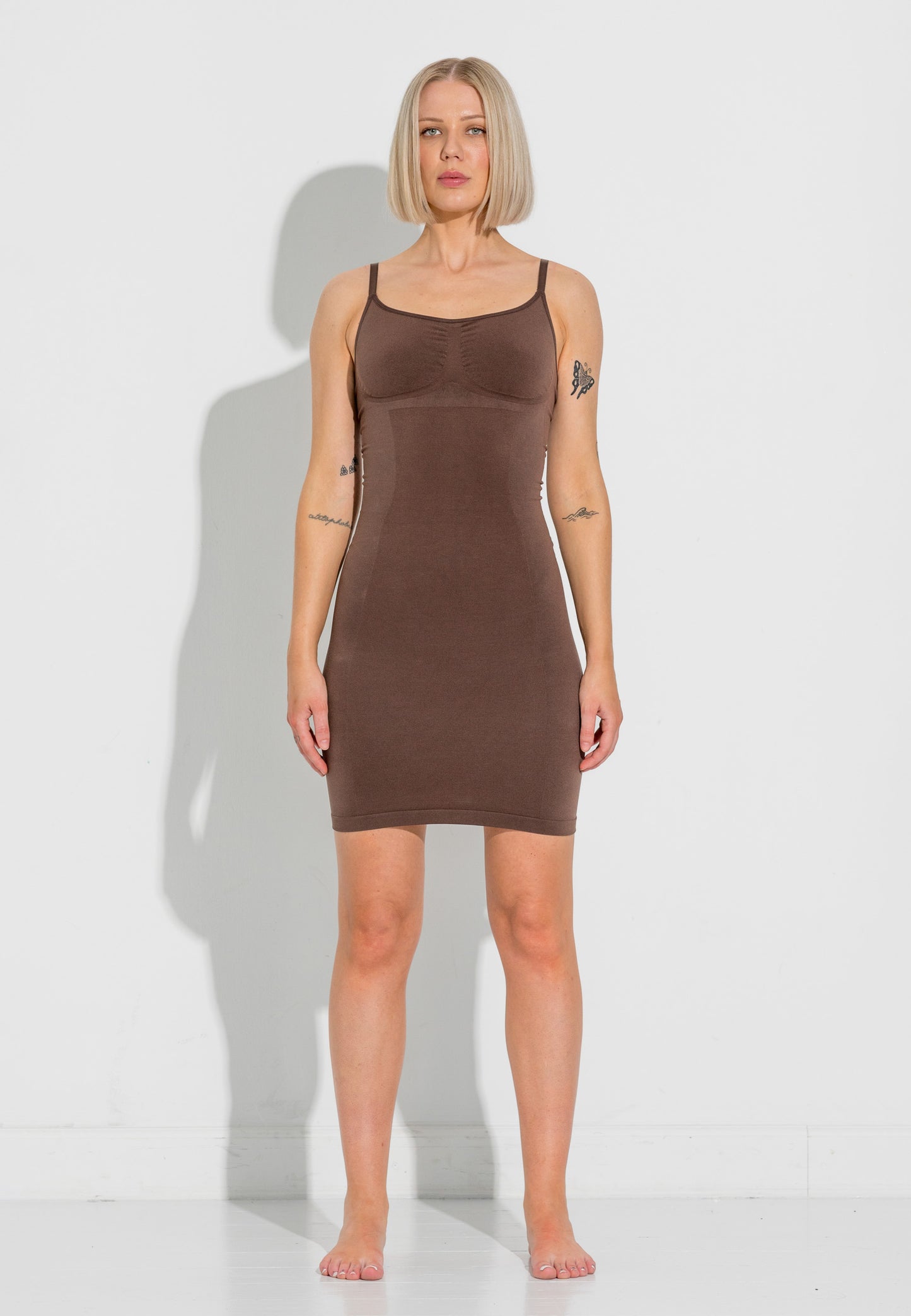 Second Skin Slip Dress - Chocolate