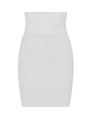 Second Skin High waist tube skirt - White