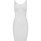 Second Skin Slip Dress - White