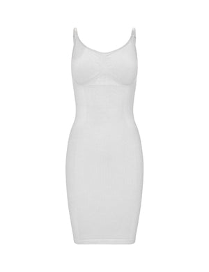 Second Skin Slip Dress - White