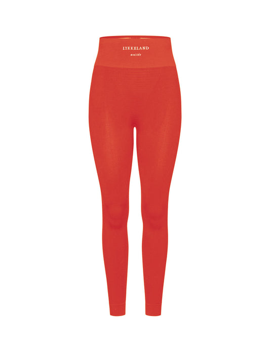 Shilo Scrunch Tights w/Logo Functional Comfort - Crush Red