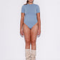 Fearless Bodystocking w/Logo - Frost Blue