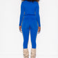 Shilo Scrunch tights w/Logo Functional Comfort - Strong Blue