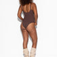 Coco Shapewear Bodysuit - Chocolate