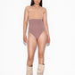 Second Skin High waist thong - Taupe