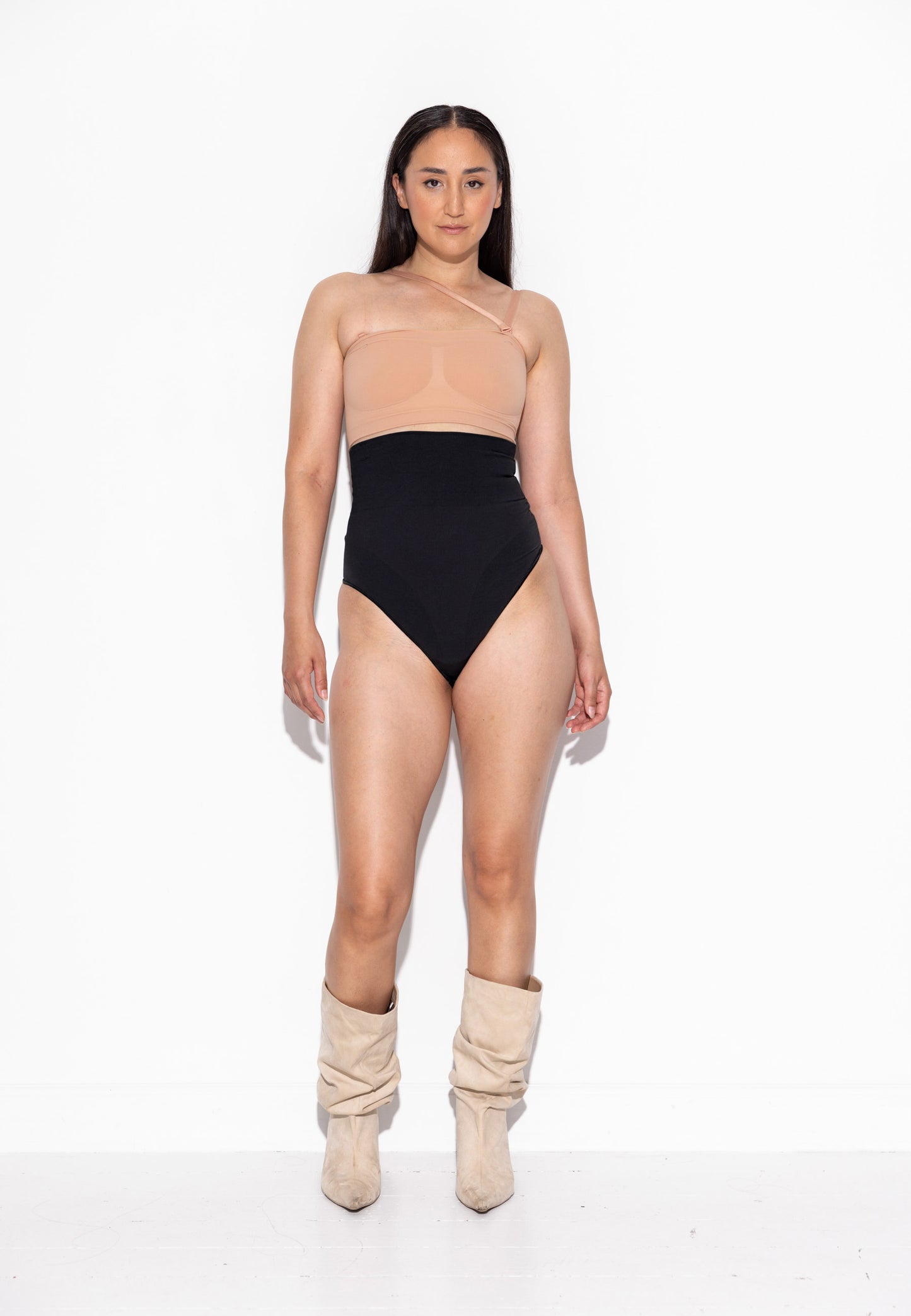 Second Skin High waist thong - Black