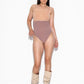 Second Skin High waist thong - Taupe