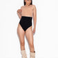 Second Skin High waist thong - Black