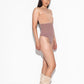 Second Skin High waist thong - Taupe