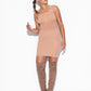 Second Skin High waist tube skirt - Tan