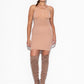 Second Skin High waist tube skirt - Tan