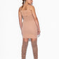 Second Skin High waist tube skirt - Tan