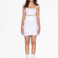 Second Skin High waist tube skirt - White
