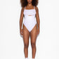 Second Skin High waist thong - White