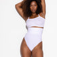 Second Skin High waist thong - White
