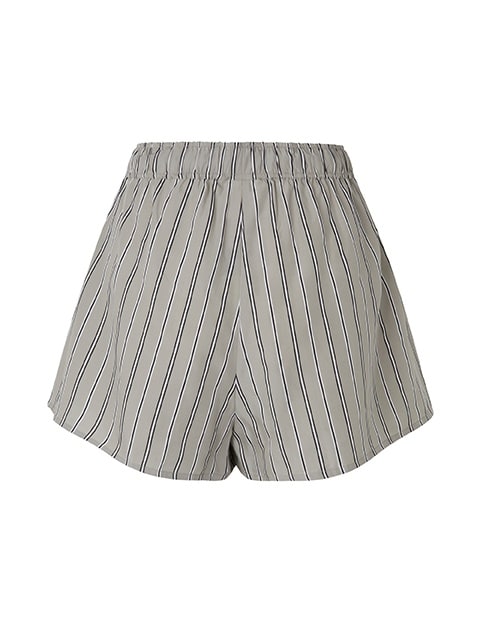 Sleep pajama shorts - dust mint stripe