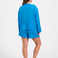 Snuggle pajama shorts - Bright Blue